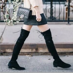 A New Day Sidney Over The Knee Soft-Top Boots, Dark Brown Size 7